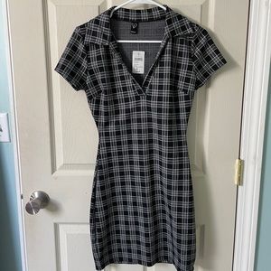 NWT Black & White Plaid Windsor Dress